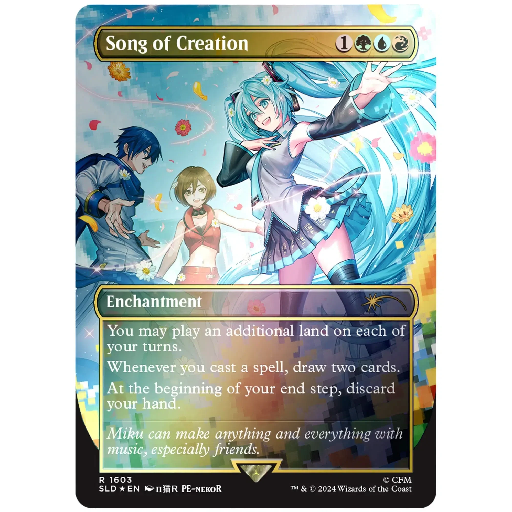 Magic: The Gathering [Secret Lair x Hatsune Miku: Digital Sensation] - Alternative Art Card Set (Rainbow Foil Edition) - Wizards of the Coast - Secret Lair Drop Series - Image 4