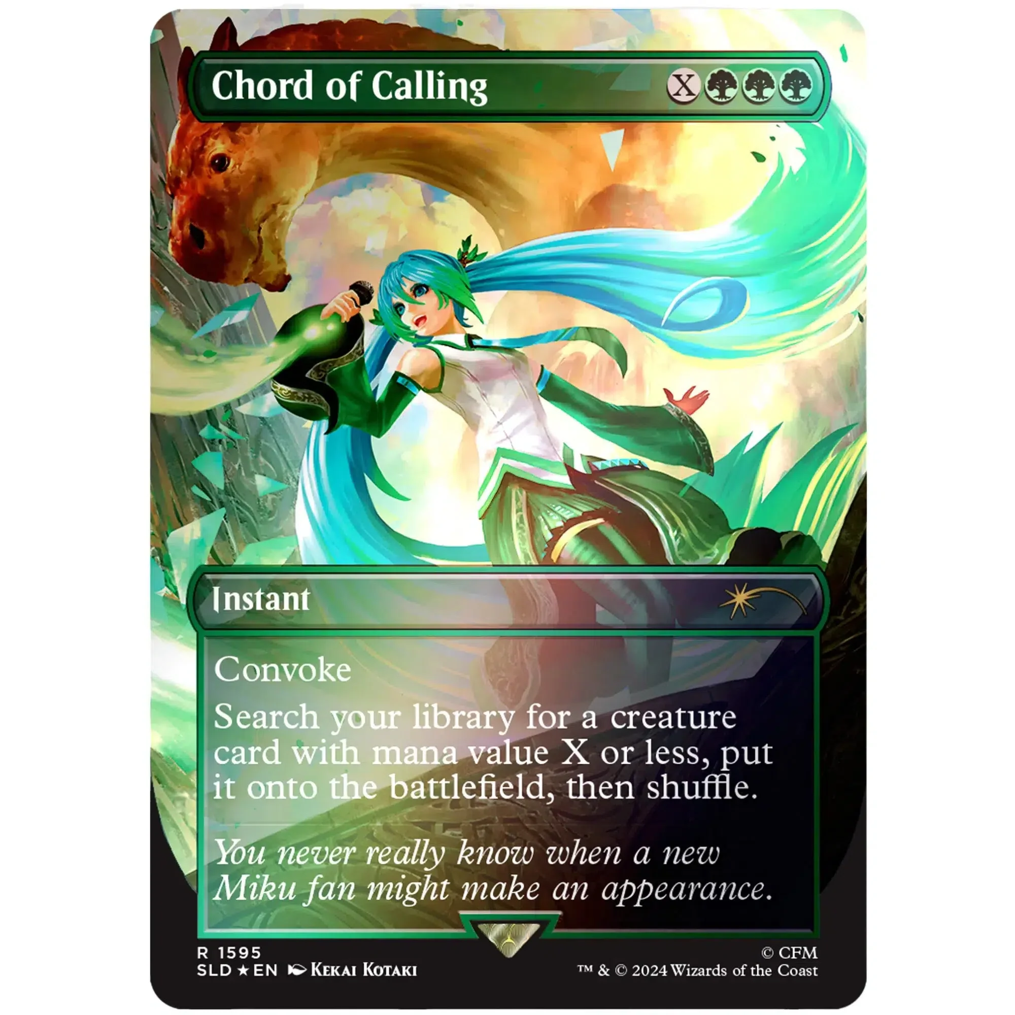 Magic: The Gathering [Secret Lair x Hatsune Miku: Digital Sensation] - Alternative Art Card Set (Rainbow Foil Edition) - Wizards of the Coast - Secret Lair Drop Series - Image 6