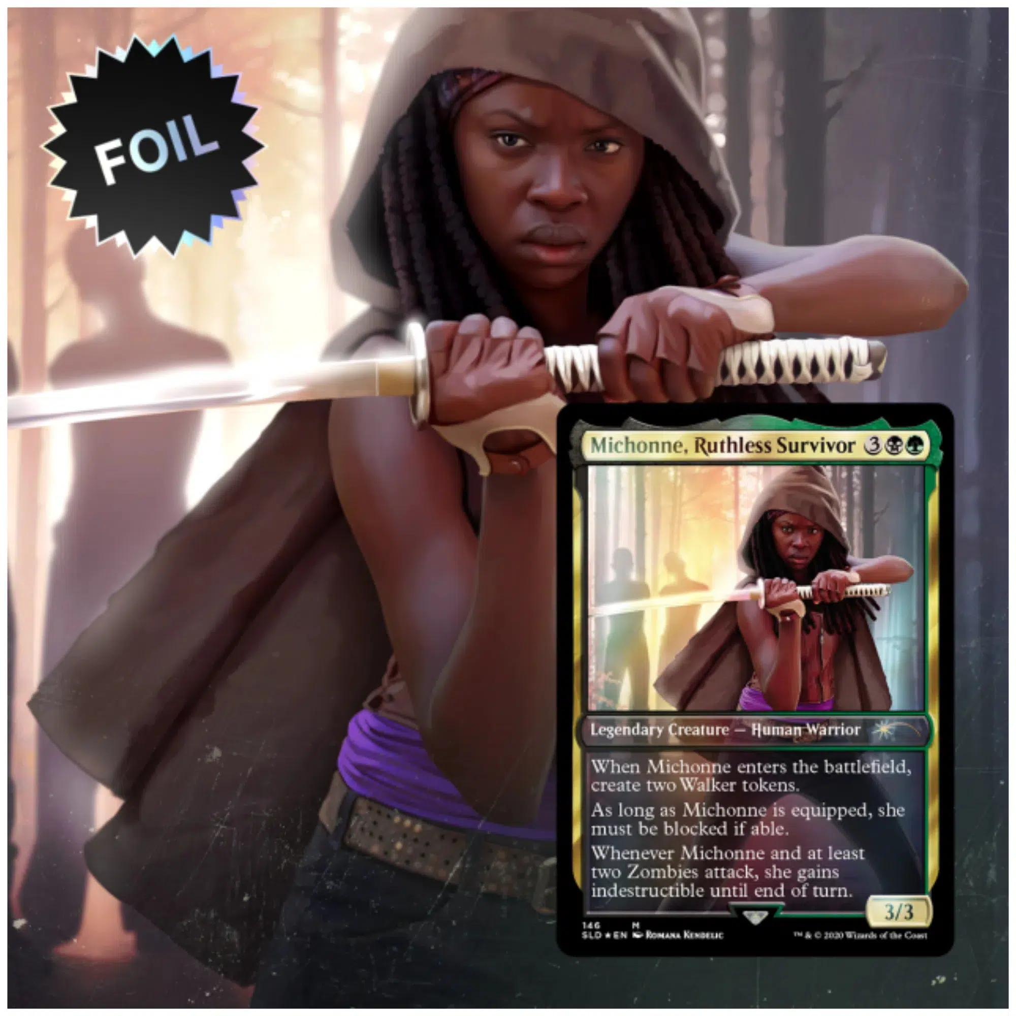 Magic: The Gathering [Secret Lair x The Walking Dead] - Alternative Art Card Set - Wizards of the Coast - Secret Lair Drop Series - Image 4