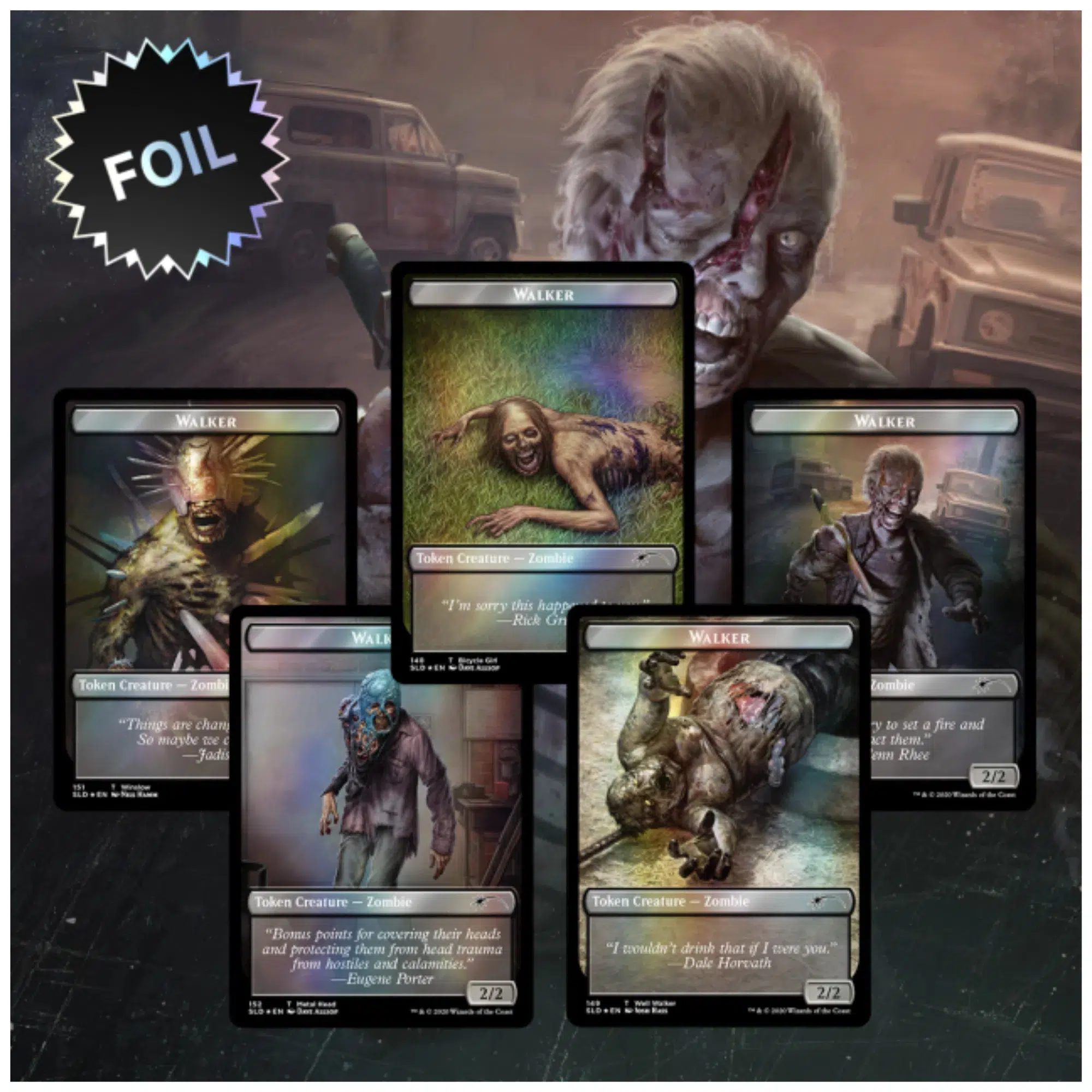 Magic: The Gathering [Secret Lair x The Walking Dead] - Alternative Art Card Set - Wizards of the Coast - Secret Lair Drop Series - Image 8