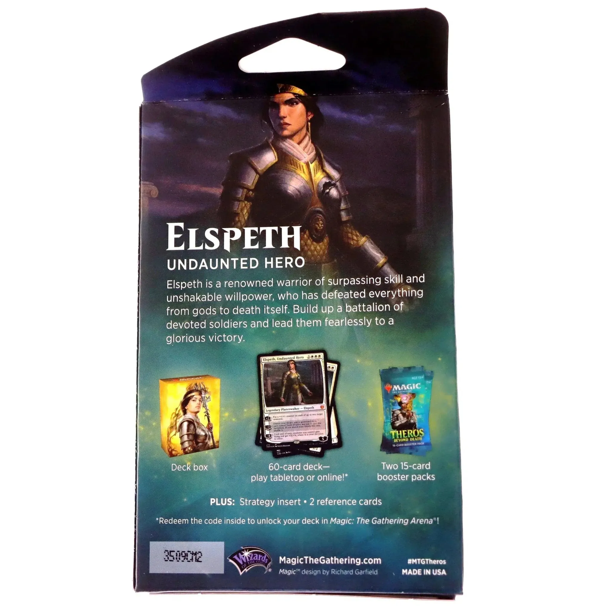 Magic: The Gathering [Theros Beyond Death] - Elspeth, Undaunted Hero Planeswalker Deck - Image 2