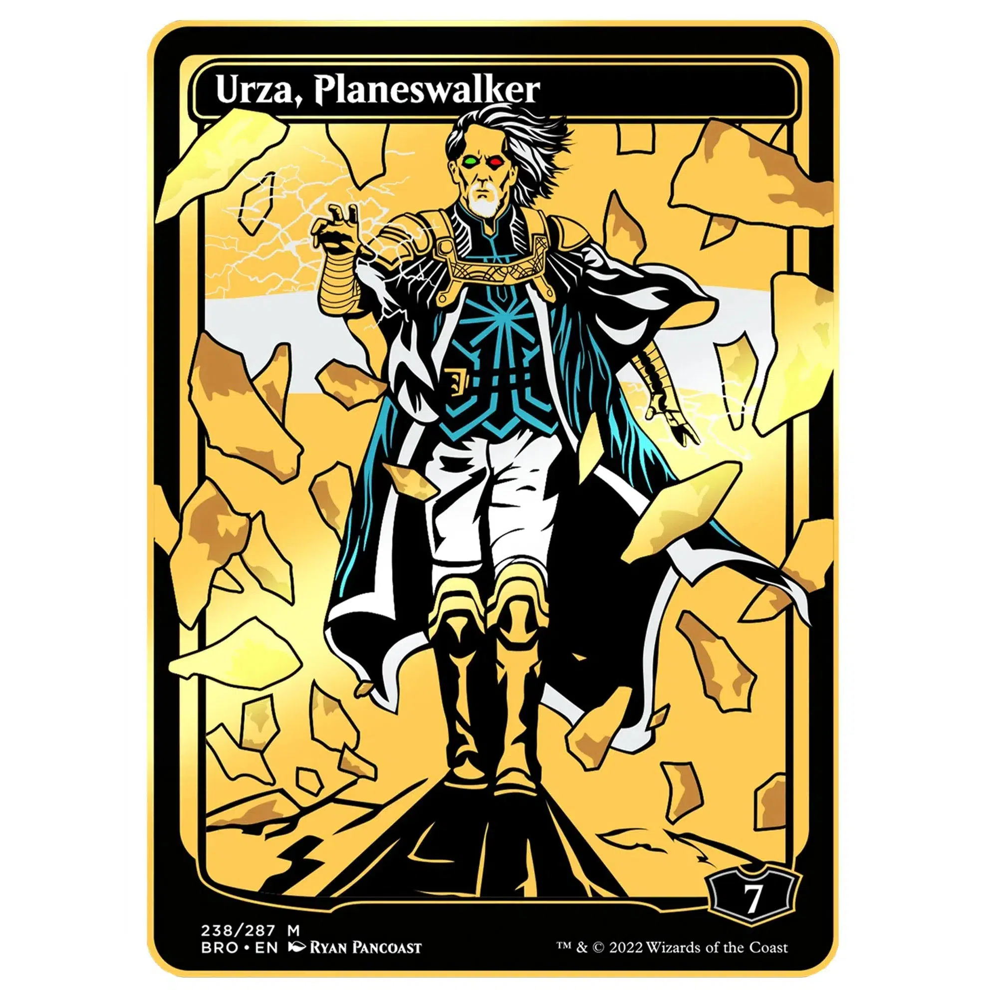 Magic: The Gathering - Urza, Planeswalker Pin Badge (#068 XL, Limited Edition, Augmented Reality) - Pinfinity - Image 2