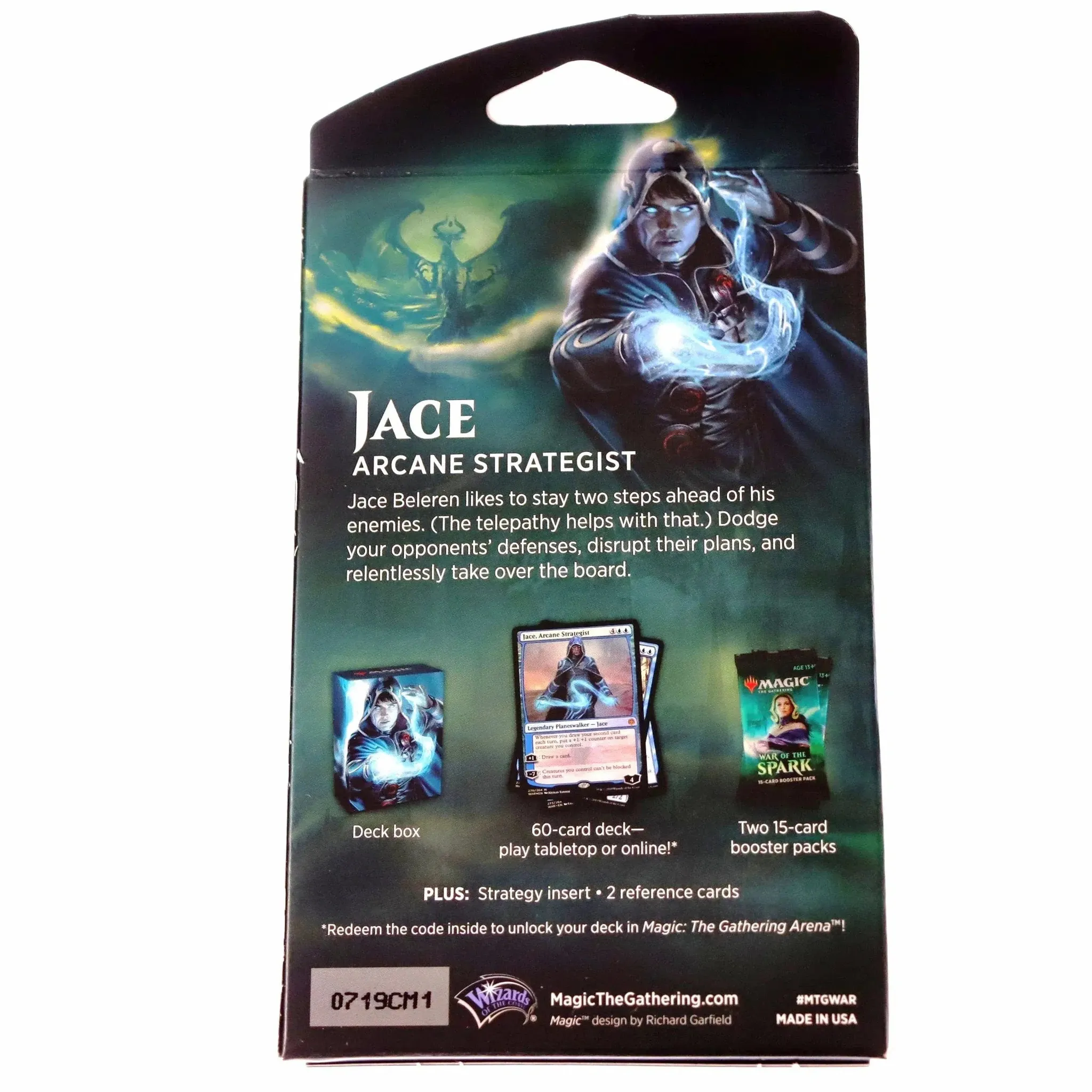 Magic: The Gathering [War of the Spark] - Jace, Arcane Strategist Planeswalker Deck - Image 2