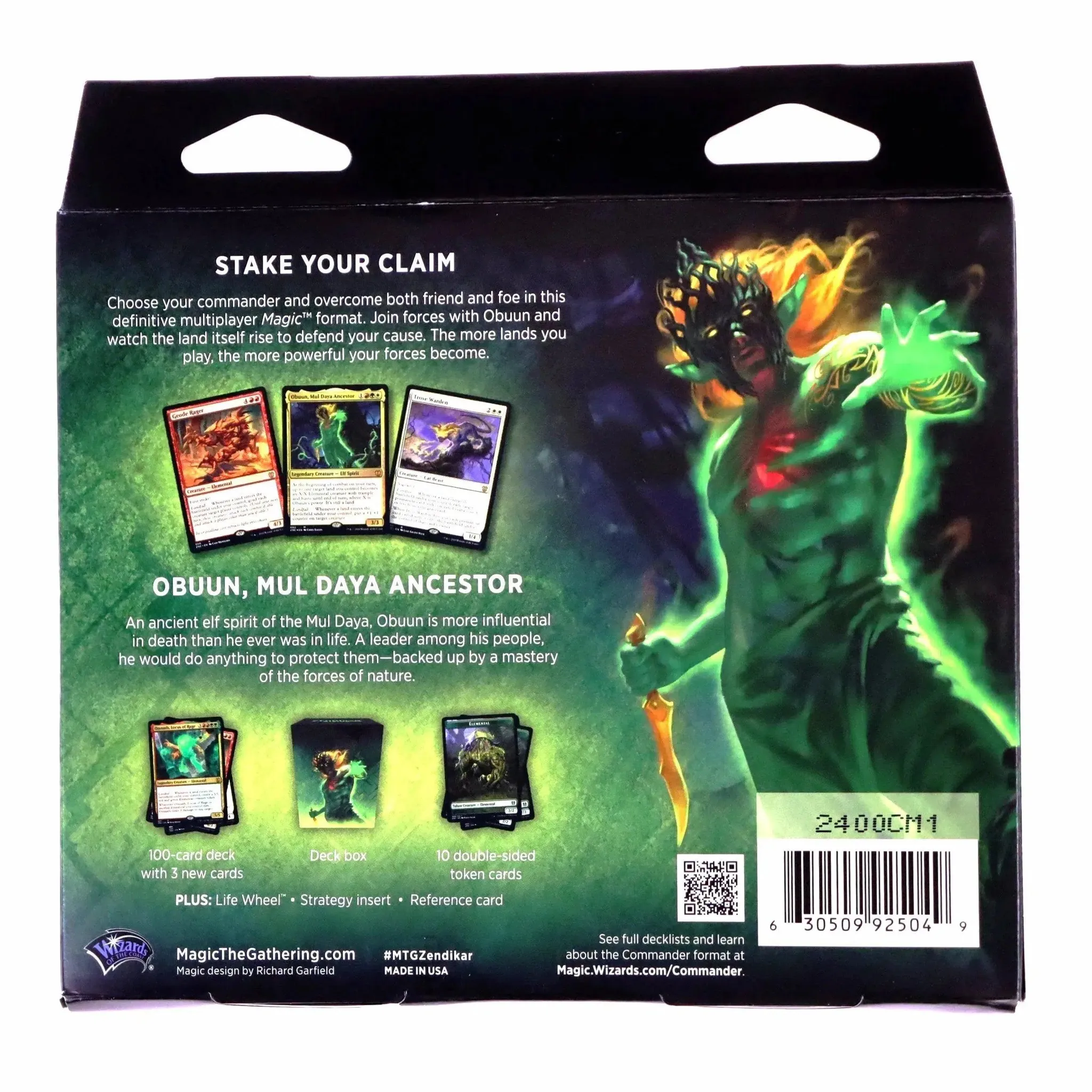 Magic: The Gathering [Zendikar Rising] - Land's Wrath Commander Deck - Image 2