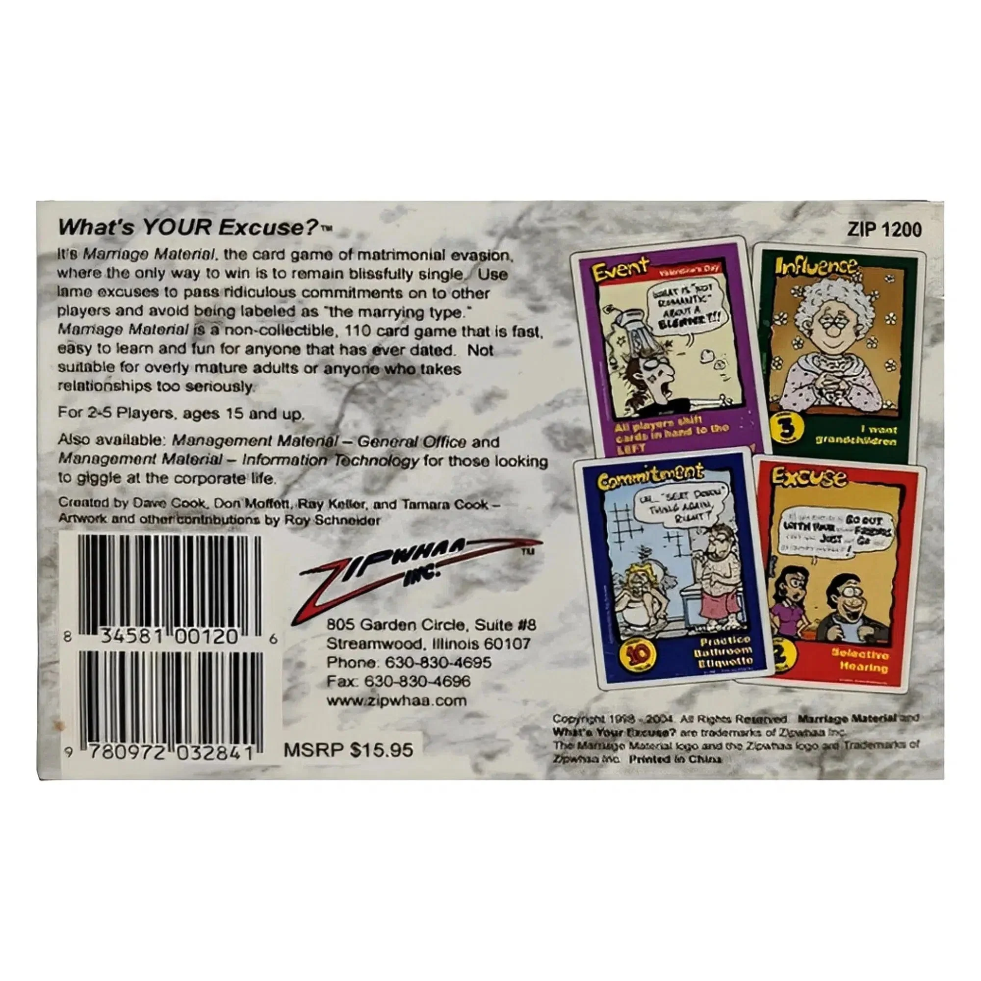 Marriage Material - The Card Game of  Matrimonial Evasion - Zipwhaa - Image 5