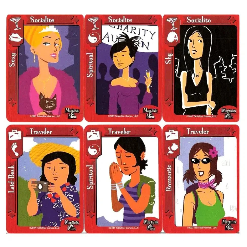Martinis & Men: The Hip Matchmaking Game - Card Game - TableStar Games - Image 7