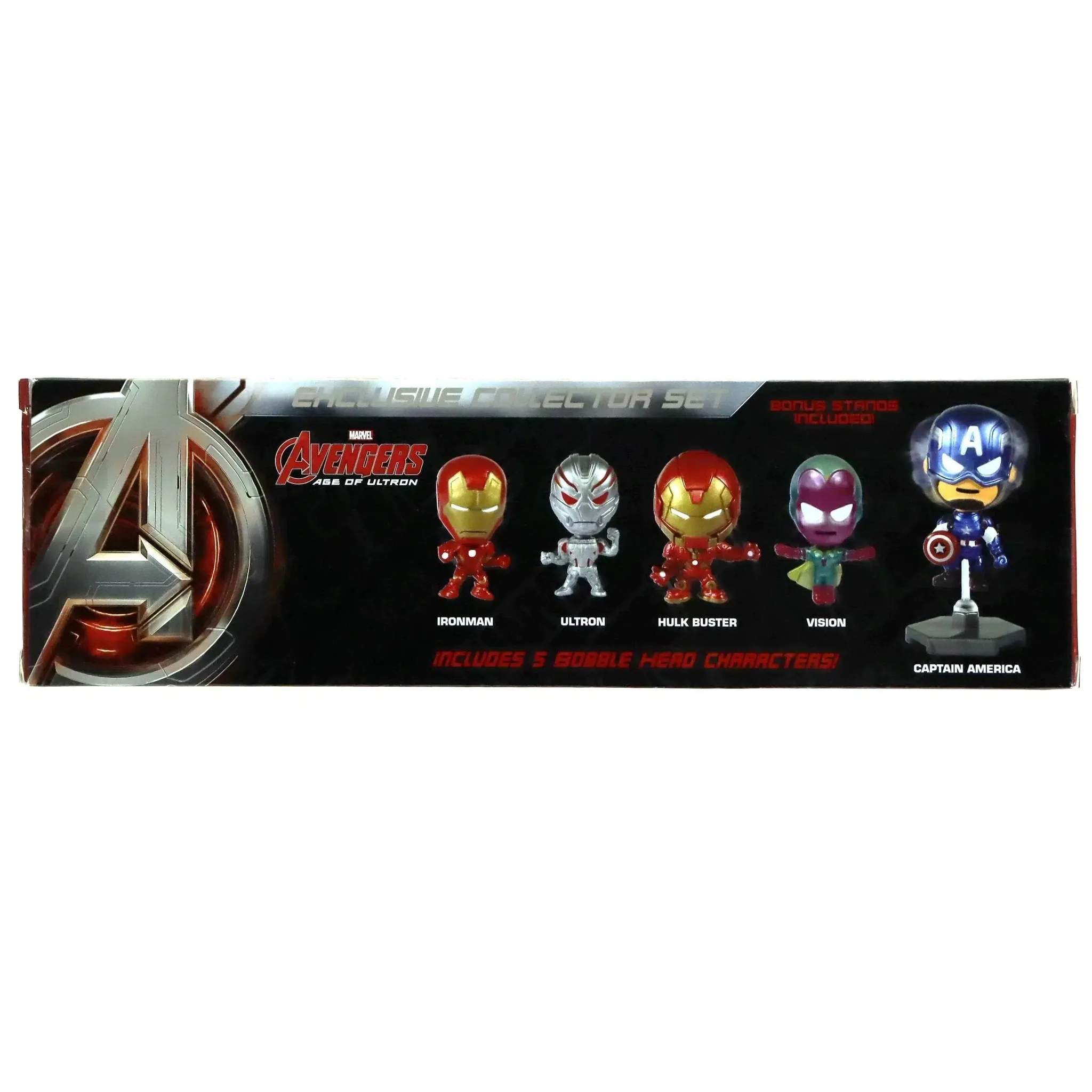 Marvel Avengers: Age of Ultron - Superhero Bobble Head Mini Figures Collector Set - Blip Toys - San Diego Comic-Con 2015 (SDCC) Exclusive - Image 2