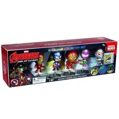 Marvel Avengers: Age of Ultron - Superhero Bobble Head Mini Figures Collector Set - Blip Toys - San Diego Comic-Con 2015 (SDCC) Exclusive - Image 3