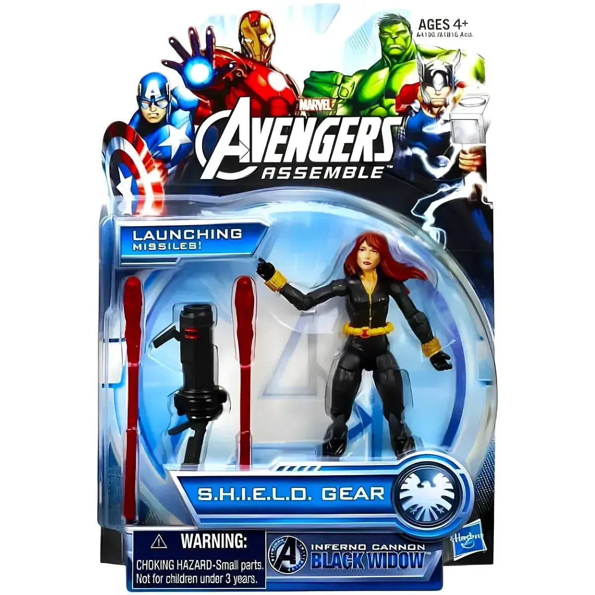 Marvel: Avengers Assemble - Inferno Cannon Black Widow Action Figure (3.5") - Hasbro - S.H.I.E.L.D Gear Series
