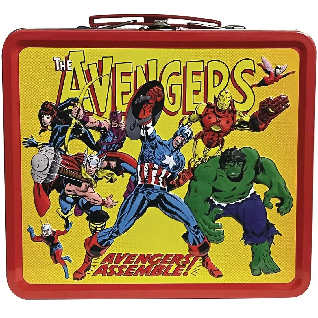 Marvel - "Avengers Assemble!" Retro Lunchbox & Beverage Container Set (Limited Edition: 1 of 2,500) - Surreal Entertainment - Tin Titans Series, PREVIEWS Exclusive - Image 2
