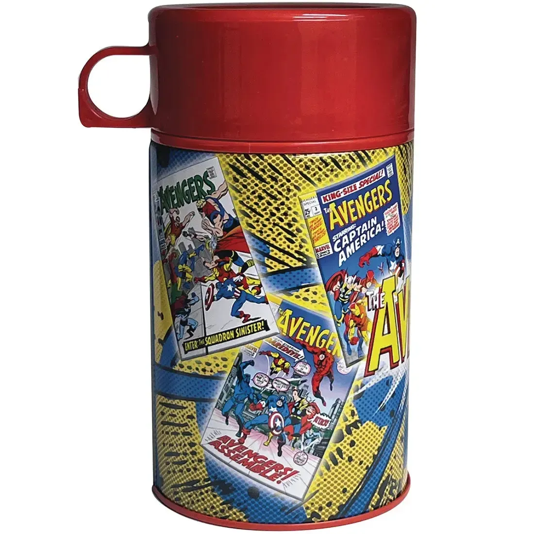 Marvel - "Avengers Assemble!" Retro Lunchbox & Beverage Container Set (Limited Edition: 1 of 2,500) - Surreal Entertainment - Tin Titans Series, PREVIEWS Exclusive - Image 6