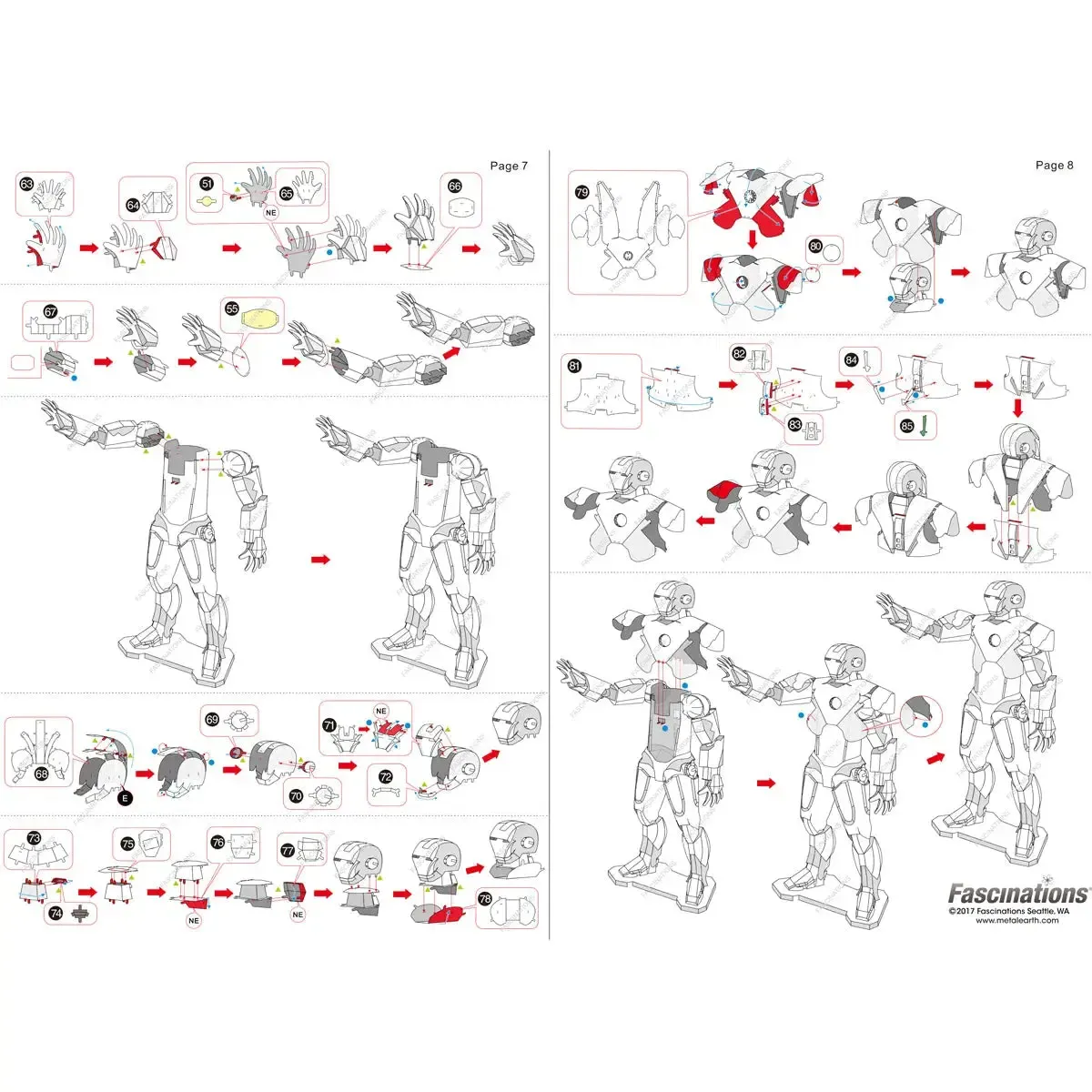 Marvel [Avengers] - Iron Man Figure Model Kit (Steel, Expert Difficulty) - Fascinations - Metal Earth Series - Image 12