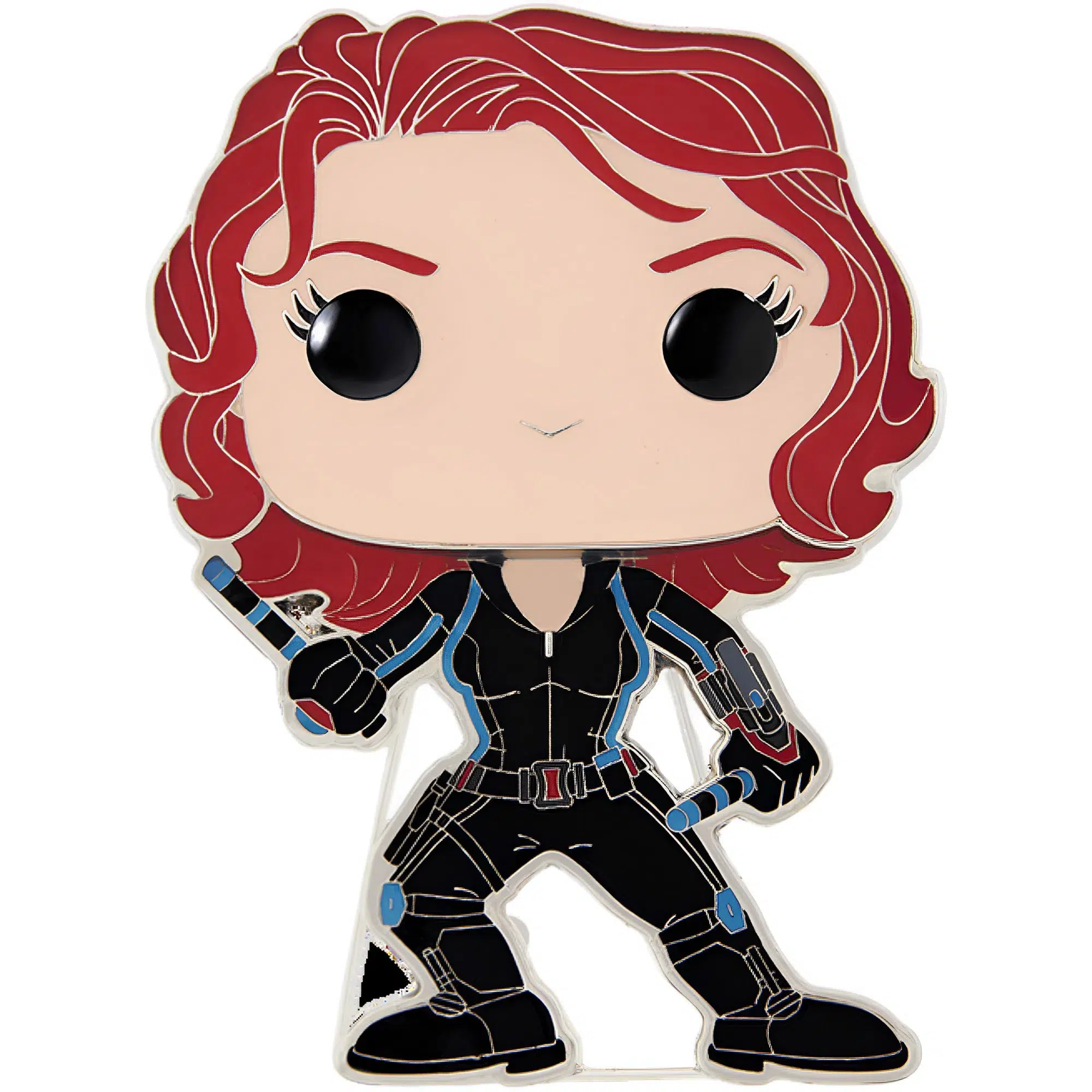 Marvel [Avengers: The Infinity Saga] - Black Widow Pin Badge (Glows in the Dark, Enamel) - Funko - Pop! Pin Series (23) - Image 2
