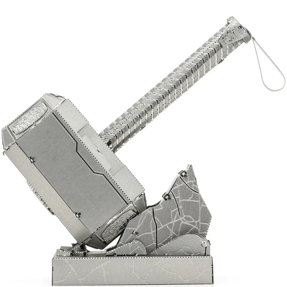 Marvel [Avengers] - Unpainted Mjolnir Model Kit (Steel, Moderate Difficulty) - Fascinations - Metal Earth Series - Image 5