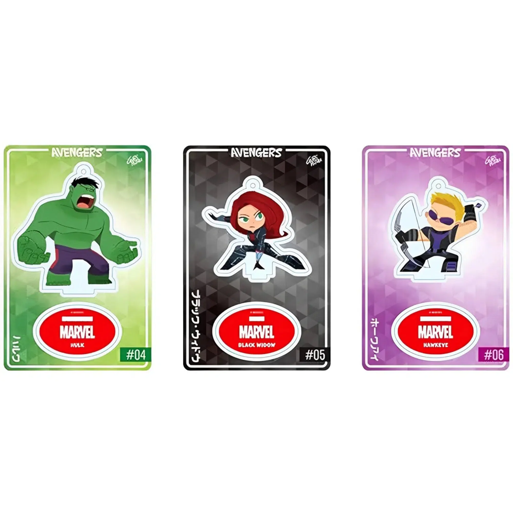 Marvel [Avengers] - Various Avengers Character Figure/Keychain/Card Booster Pack (Acrylic) - Toy Sapiens - Super Clear Series (5th Edition) - Image 5