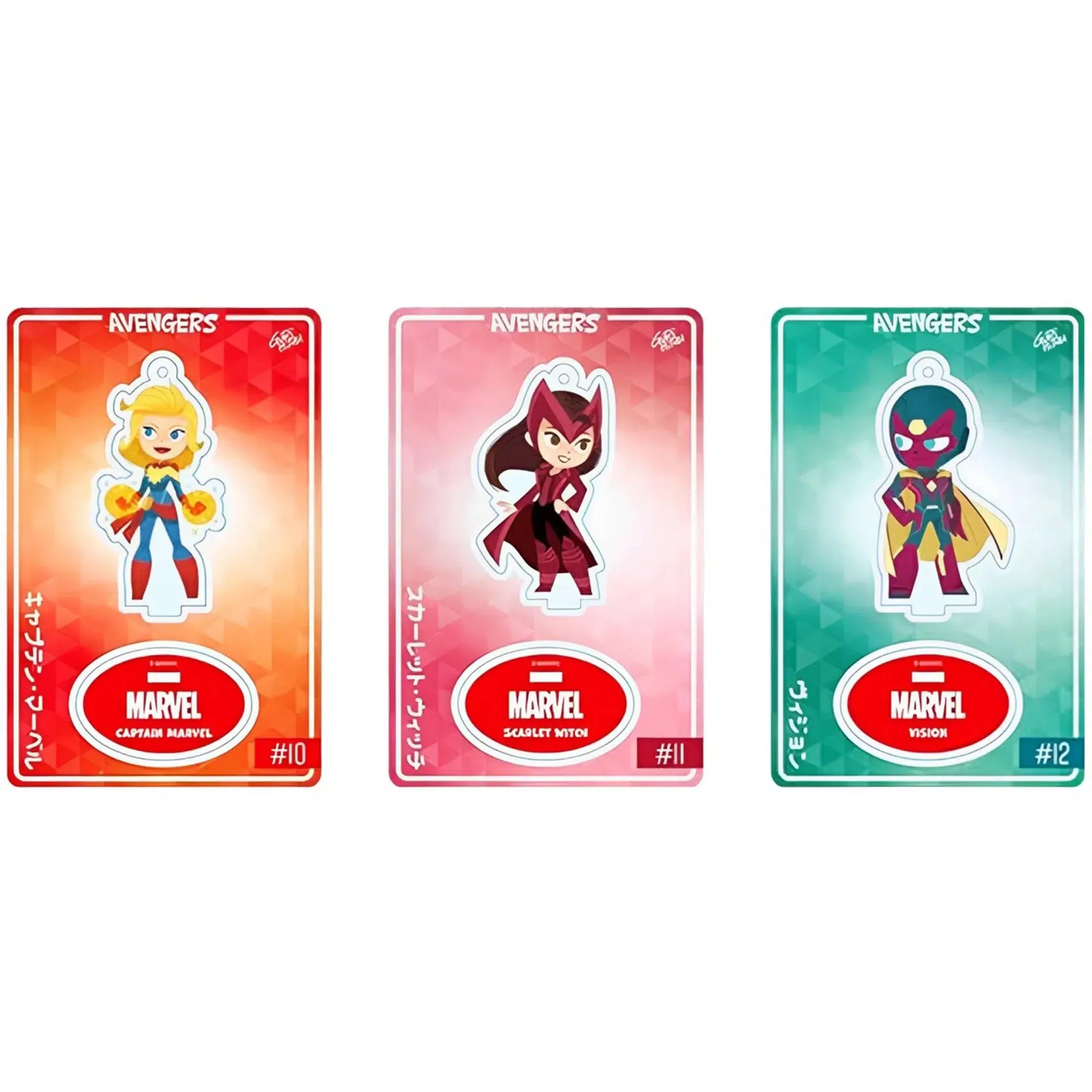 Marvel [Avengers] - Various Avengers Character Figure/Keychain/Card Booster Pack (Acrylic) - Toy Sapiens - Super Clear Series (5th Edition) - Image 7