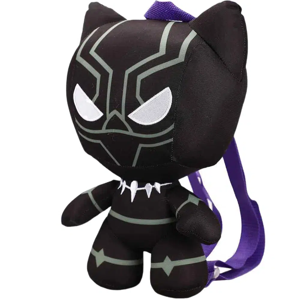 Marvel - Black Panther Plush Mini Backpack (12") - Bioworld - Image 2