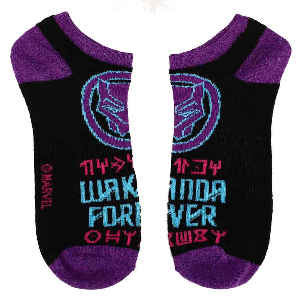Marvel: Black Panther - Wakanda Forever Ankle Socks (5 Pairs) - Bioworld - Image 6