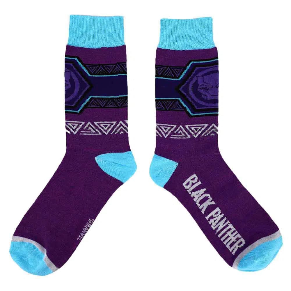 Marvel: Black Panther -  Wakanda Forever Crew Socks (5 Pairs) - Bioworld - Image 6