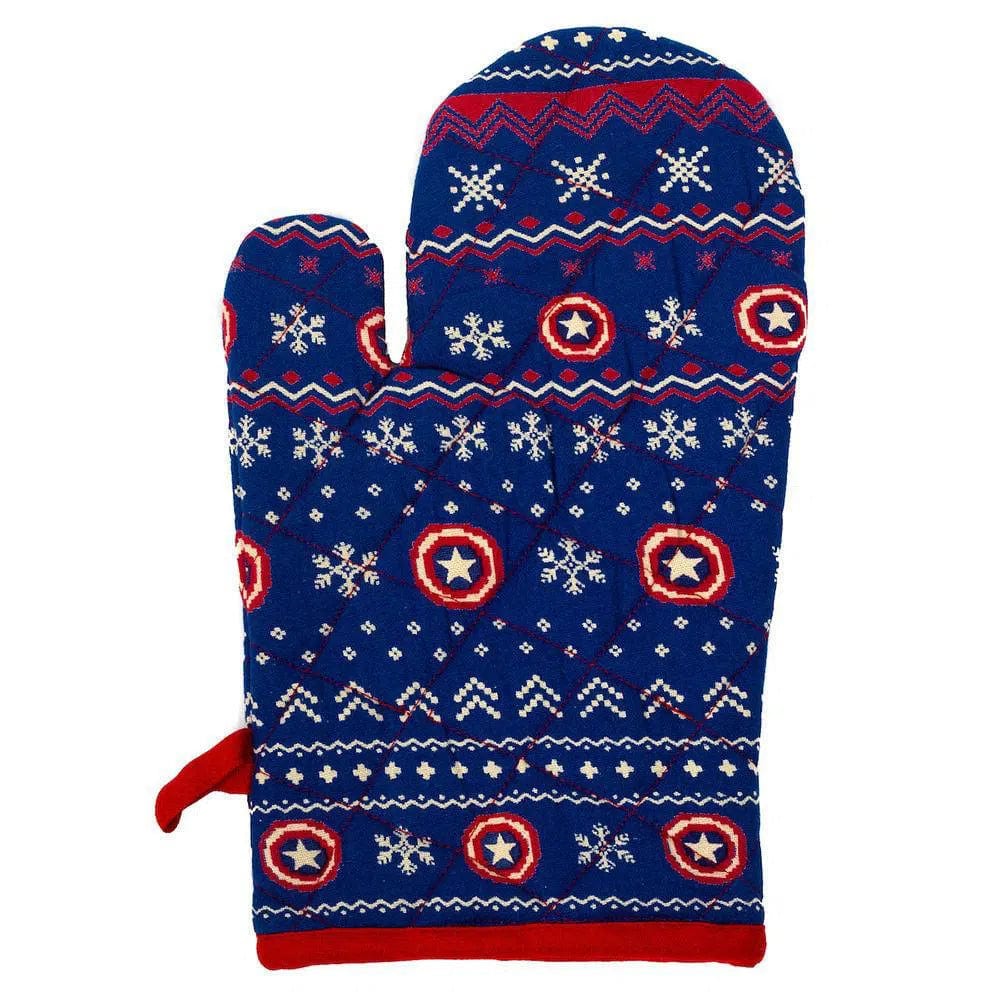 Marvel: Captain America - Christmas Kitchen Gift Set - Bioworld - Apron, Oven Mitt & Dish Towel - Image 3