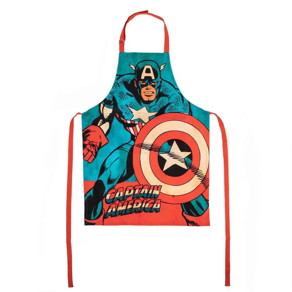 Marvel - Captain America Kitchen Gift Set - Bioworld - Apron, Oven Mitt & Dish Towel - Image 3