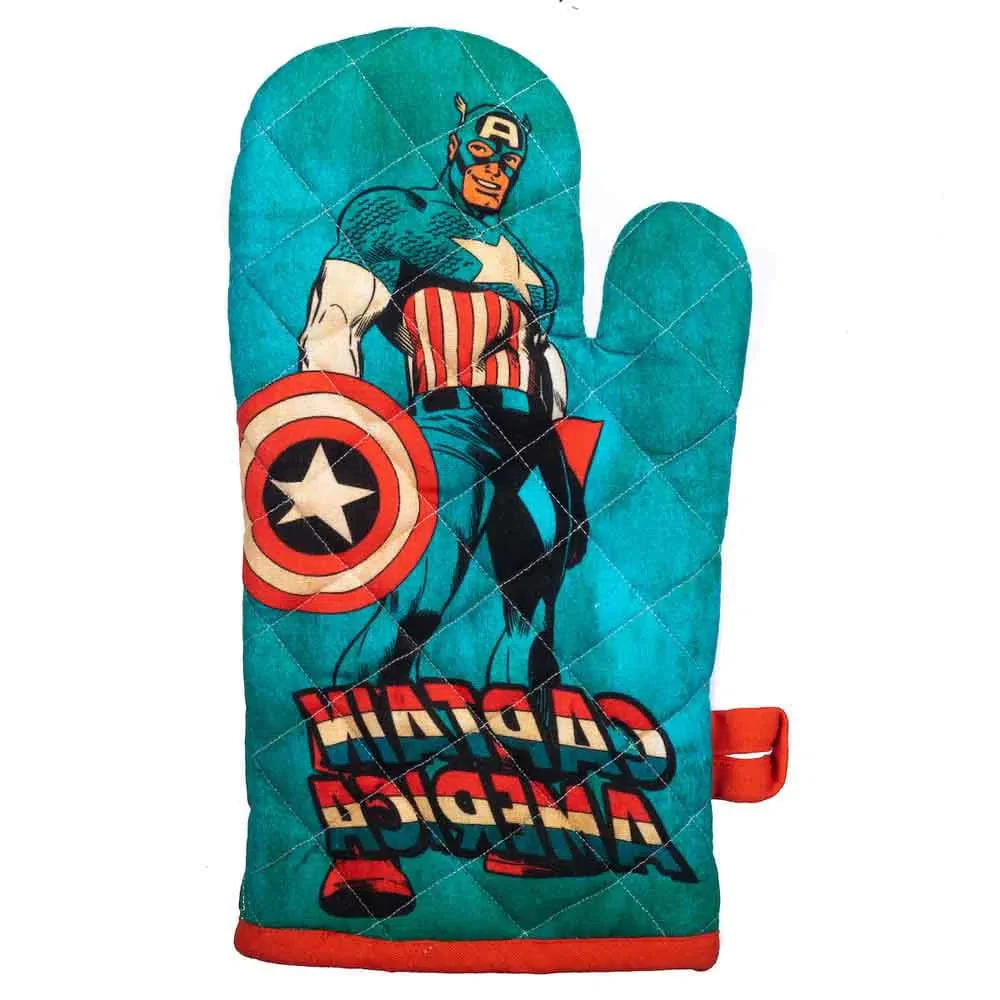 Marvel - Captain America Kitchen Gift Set - Bioworld - Apron, Oven Mitt & Dish Towel - Image 4