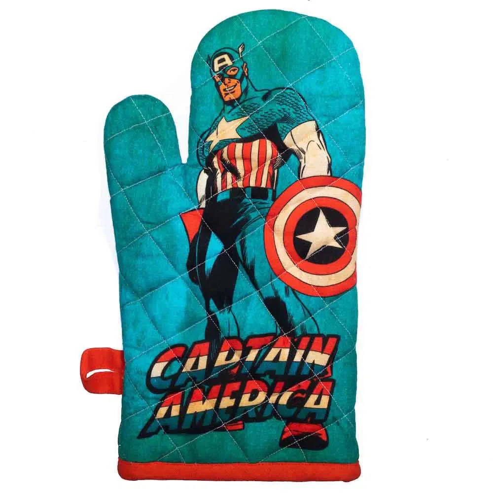 Marvel - Captain America Kitchen Gift Set - Bioworld - Apron, Oven Mitt & Dish Towel - Image 5