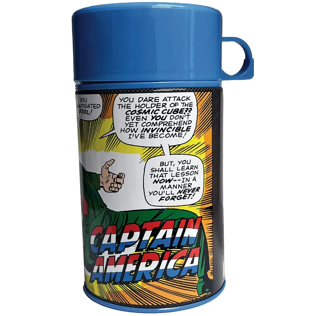 Marvel [Captain America] - Retro Comic Book Art Lunchbox & Beverage Container Set - Surreal Entertainment - PREVIEWS Exclusive Series - Image 5