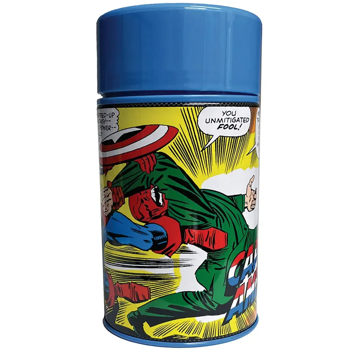 Marvel [Captain America] - Retro Comic Book Art Lunchbox & Beverage Container Set - Surreal Entertainment - PREVIEWS Exclusive Series - Image 6