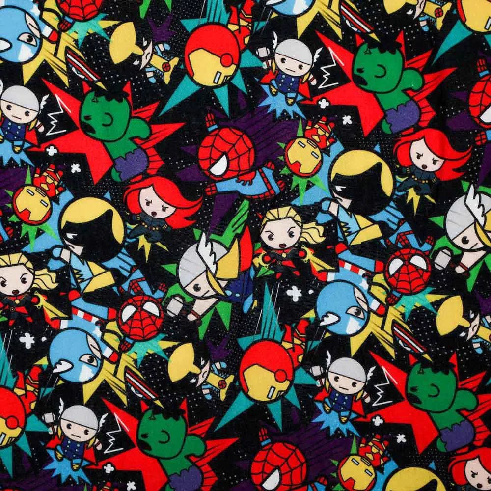 Marvel - Chibi Superheroes Hot Pad & Tea Towel Set - Bioworld - Image 4