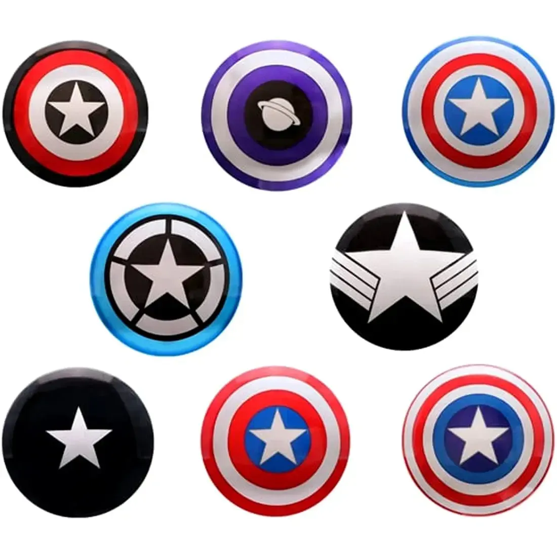 Marvel Comics - Different Captain America Shields Figure Blind Bag (Porcelain) - Toy Sapiens - Image 2