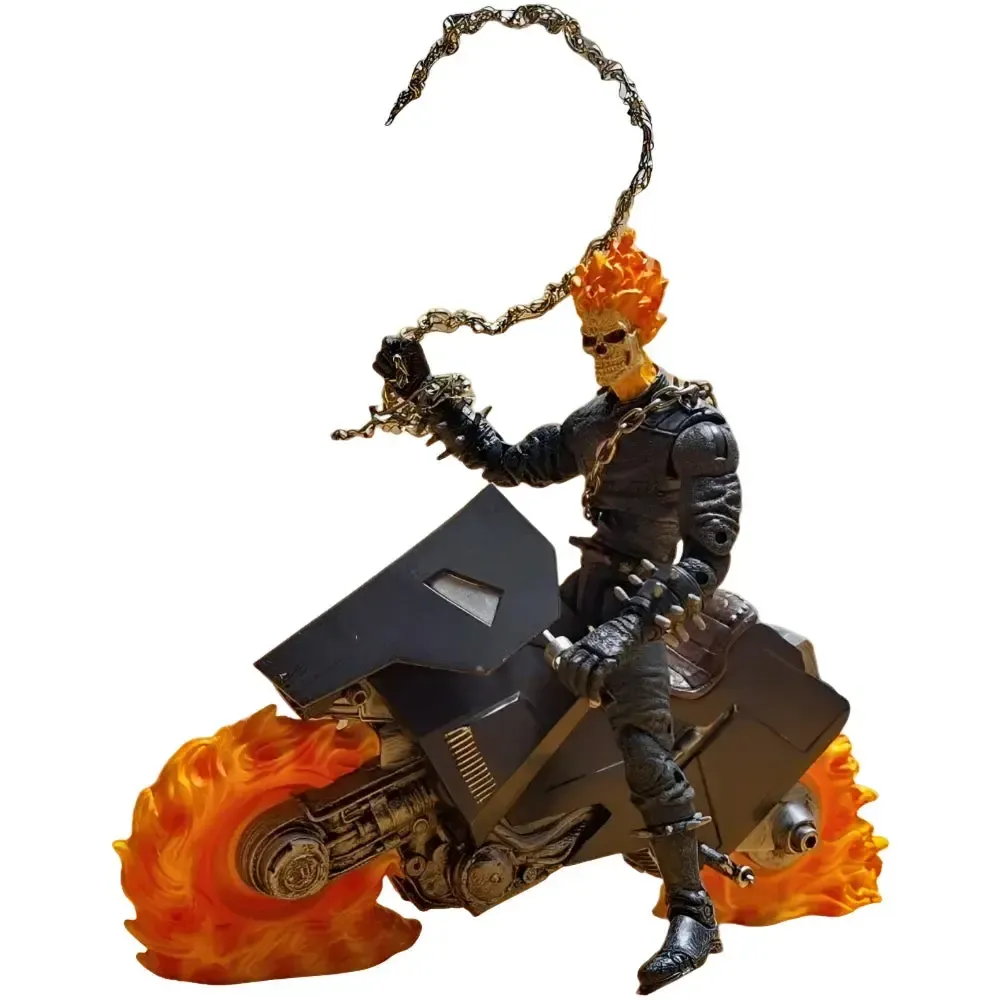 Marvel Comics - Ghost Rider (Johnny Blaze) Action Figure (6.5") - Toy Biz - Marvel Legends Series III - (2002) - Image 2