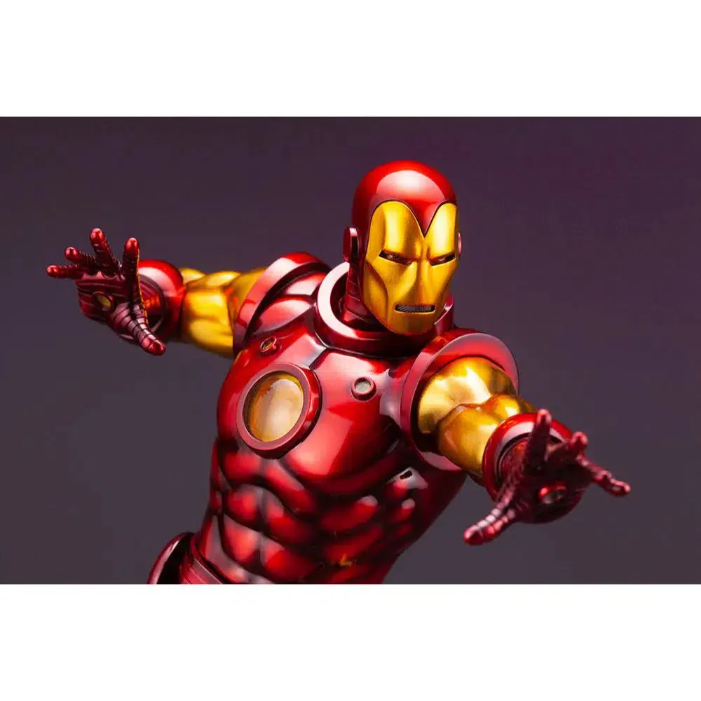 Marvel Comics - Retro Iron Man Statue Figure (1:6 Scale) - Kotobukiya - Fine Art Statue Series - Image 13
