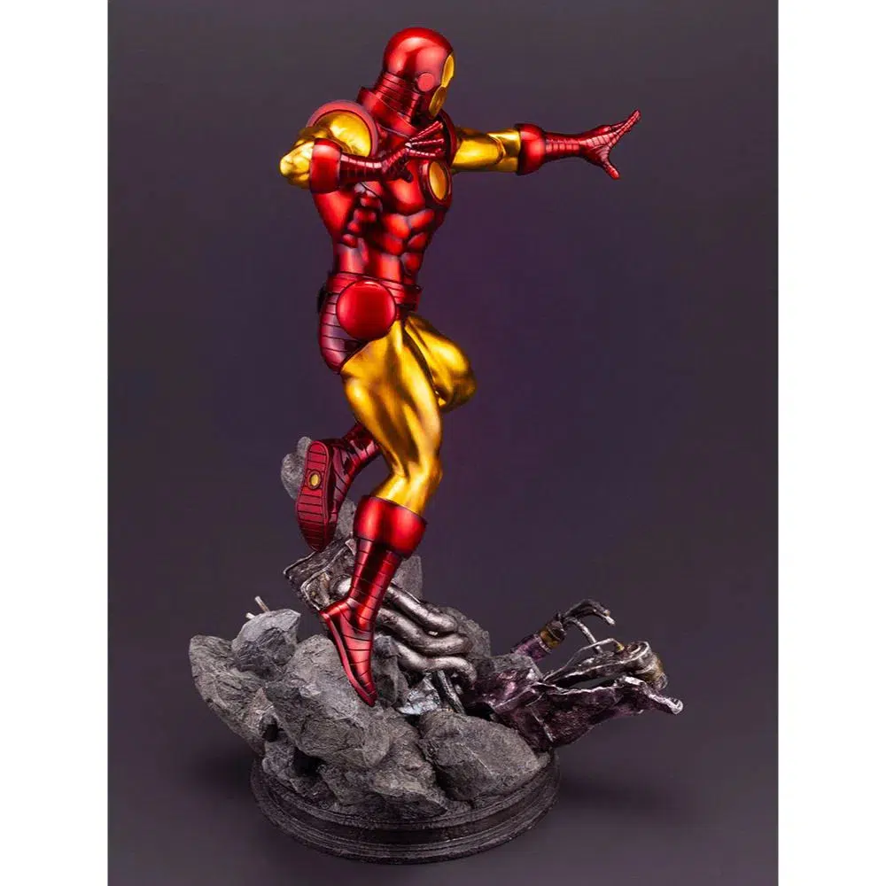 Marvel Comics - Retro Iron Man Statue Figure (1:6 Scale) - Kotobukiya - Fine Art Statue Series - Image 17