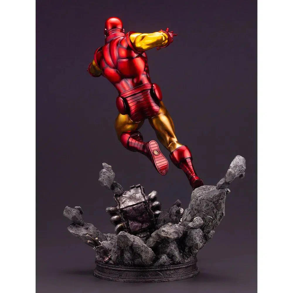 Marvel Comics - Retro Iron Man Statue Figure (1:6 Scale) - Kotobukiya - Fine Art Statue Series - Image 19