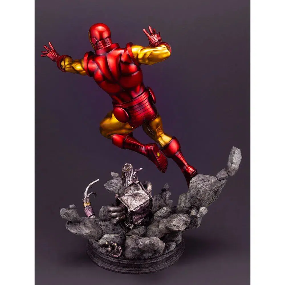 Marvel Comics - Retro Iron Man Statue Figure (1:6 Scale) - Kotobukiya - Fine Art Statue Series - Image 20