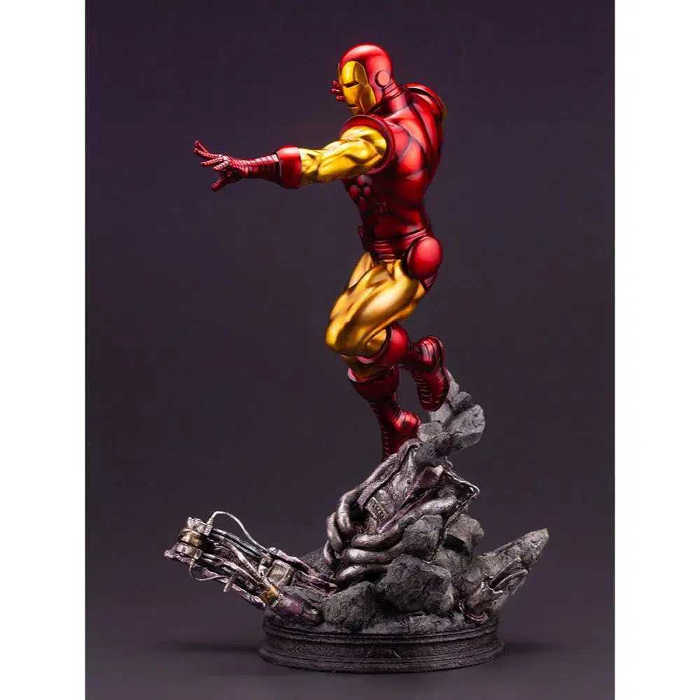 Marvel Comics - Retro Iron Man Statue Figure (1:6 Scale) - Kotobukiya - Fine Art Statue Series - Image 22