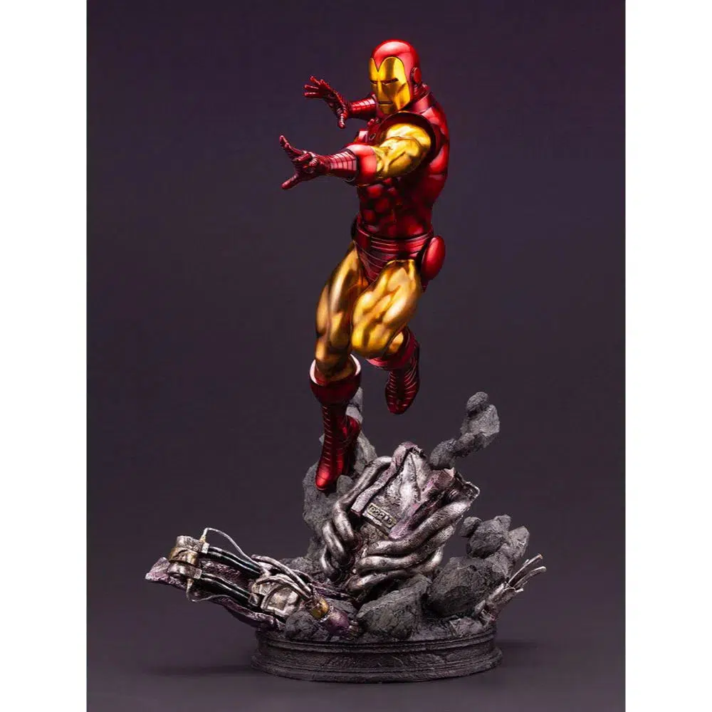 Marvel Comics - Retro Iron Man Statue Figure (1:6 Scale) - Kotobukiya - Fine Art Statue Series - Image 23