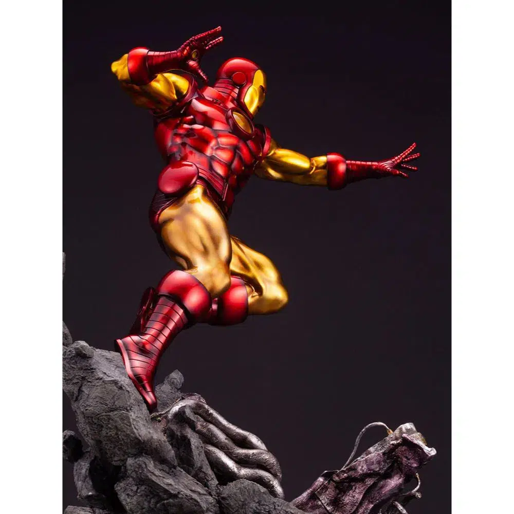 Marvel Comics - Retro Iron Man Statue Figure (1:6 Scale) - Kotobukiya - Fine Art Statue Series - Image 25