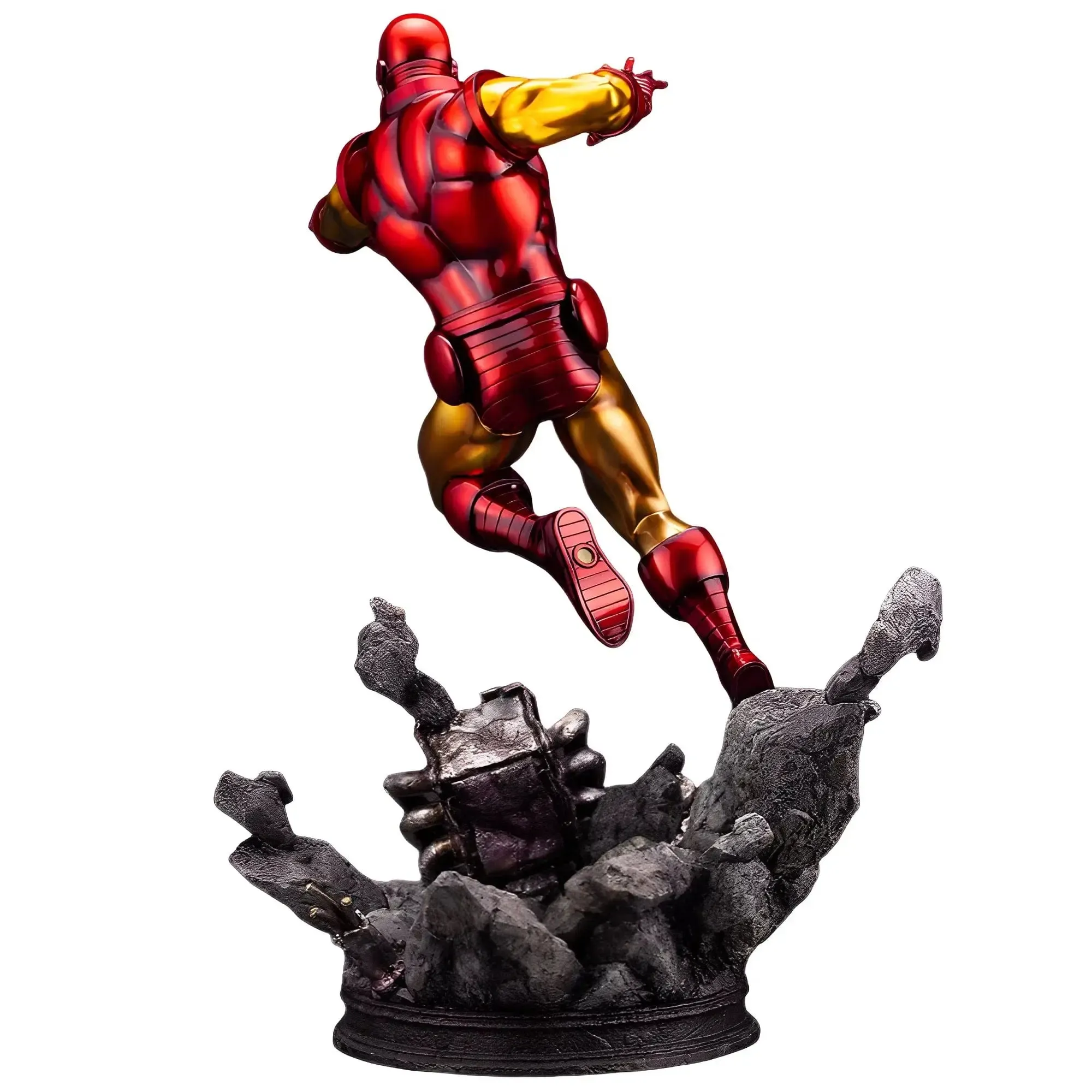 Marvel Comics - Retro Iron Man Statue Figure (1:6 Scale) - Kotobukiya - Fine Art Statue Series - Image 4