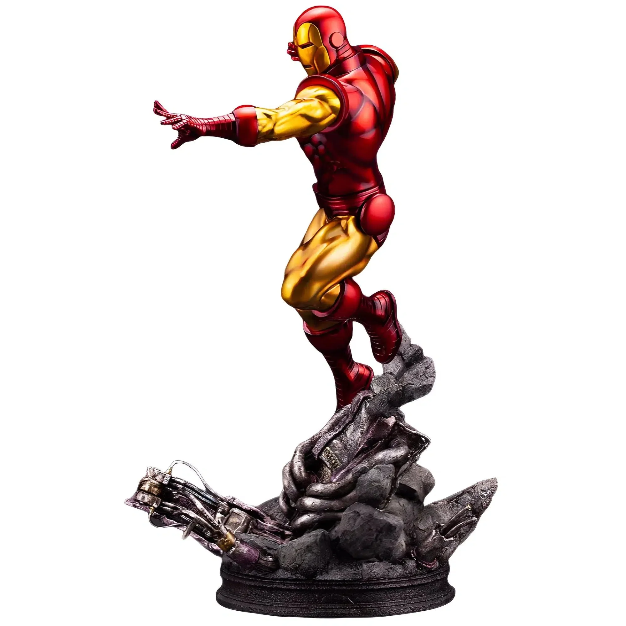 Marvel Comics - Retro Iron Man Statue Figure (1:6 Scale) - Kotobukiya - Fine Art Statue Series - Image 5