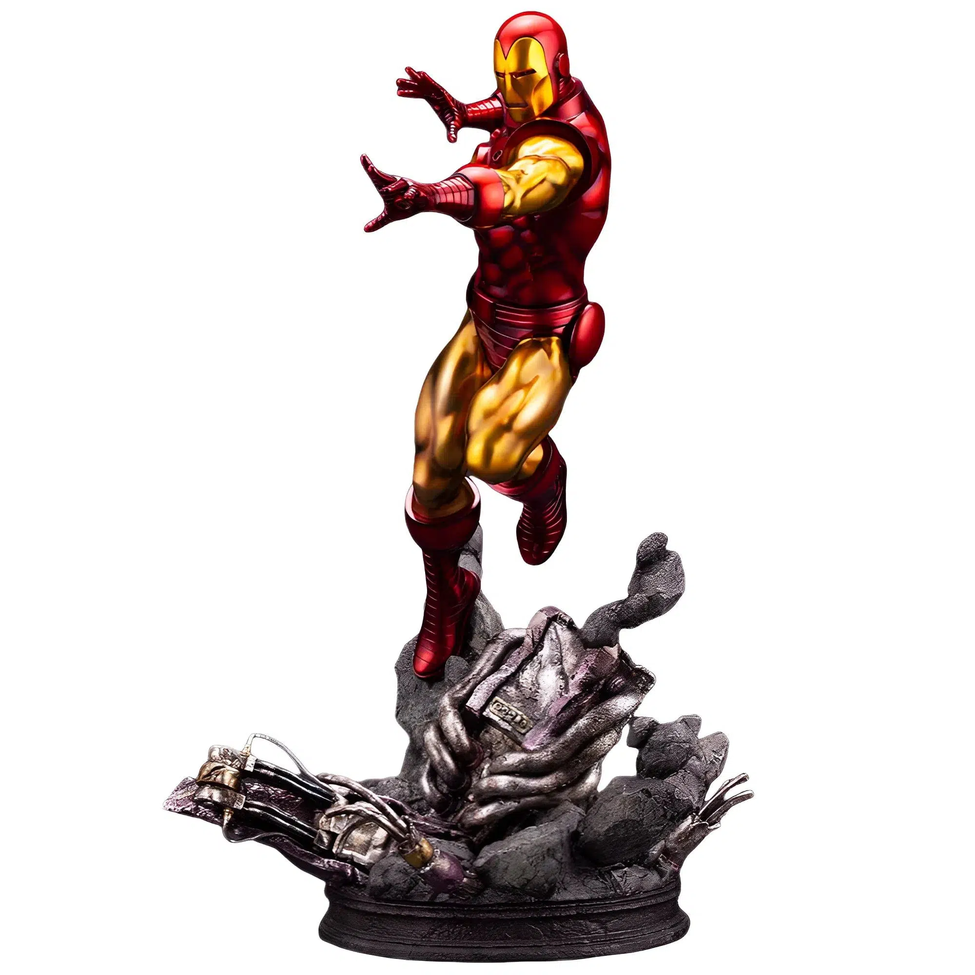 Marvel Comics - Retro Iron Man Statue Figure (1:6 Scale) - Kotobukiya - Fine Art Statue Series - Image 6