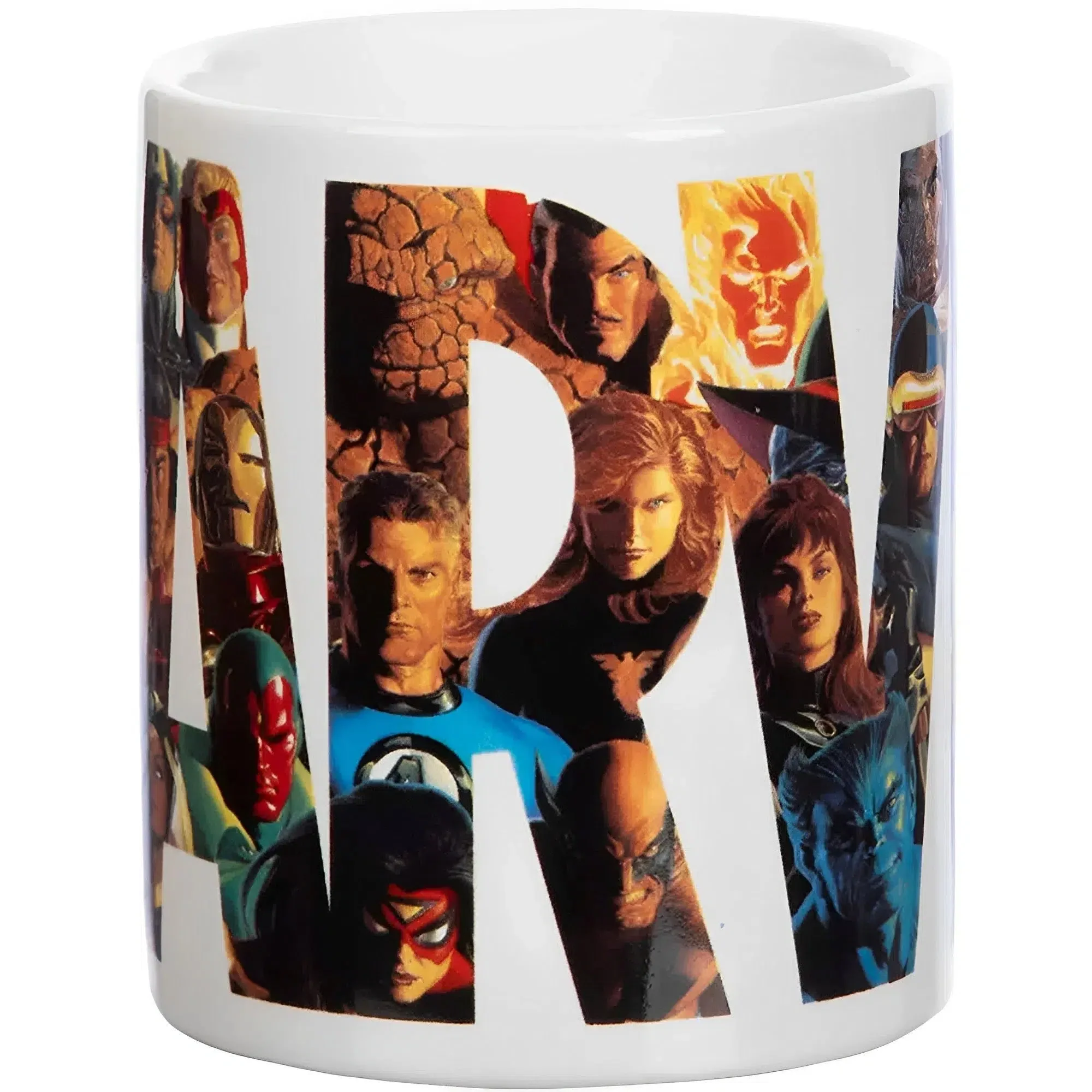 Marvel Comics - Retro Superheroes Mug (Ceramic, 16 oz.) - Bioworld - Image 2