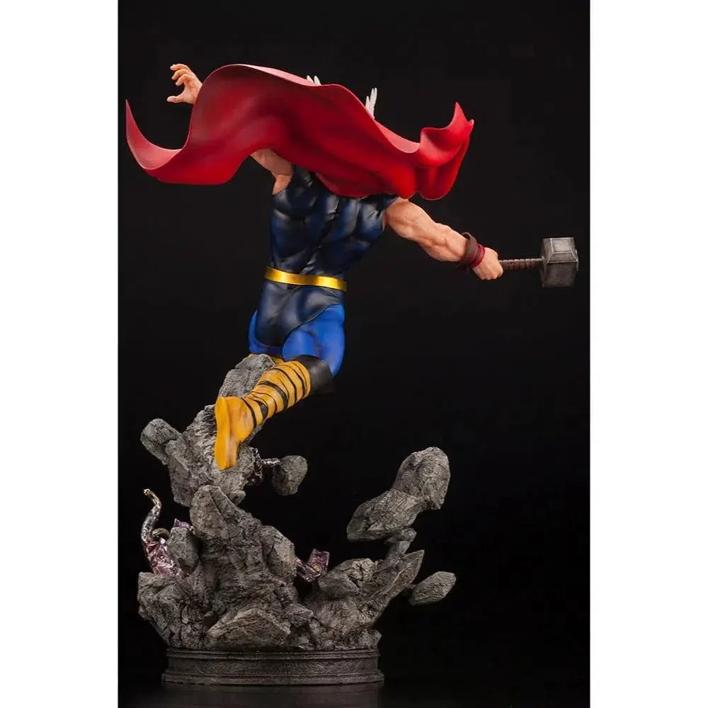 Marvel Comics - Retro Thor Statue Figure (17.5") - Kotobukiya - Fine Art Series - Image 2