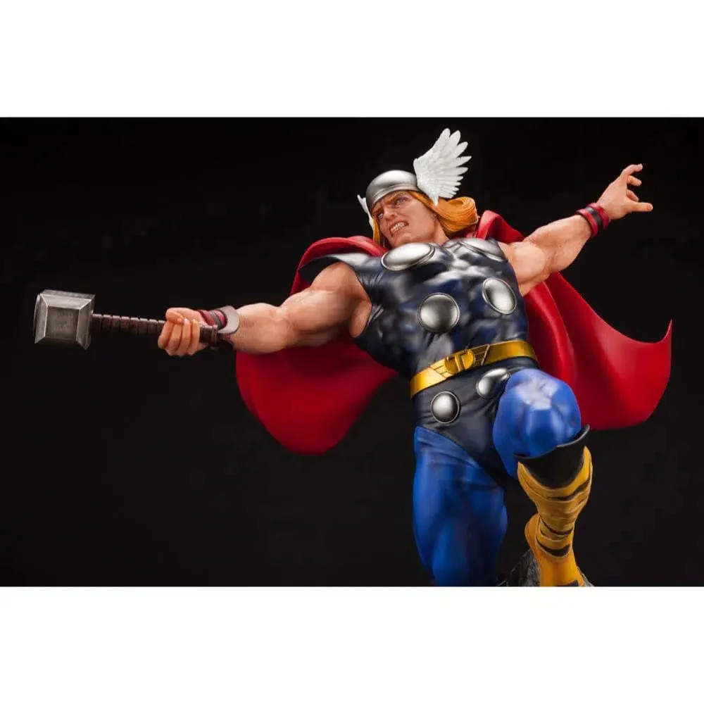 Marvel Comics - Retro Thor Statue Figure (17.5") - Kotobukiya - Fine Art Series - Image 5