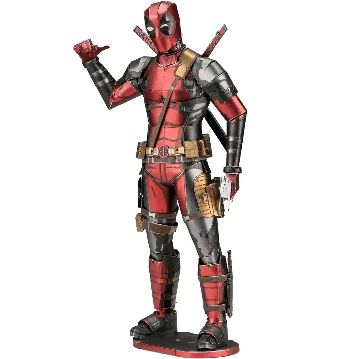 Marvel - Deadpool Figure Model Kit (Steel, Challenging Difficulty) - Fascinations - Metal Earth Series - Image 2