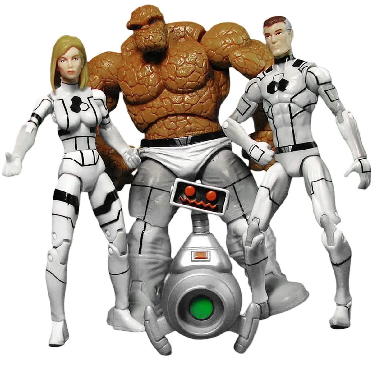 Marvel [Fantastic Four] - Team Action Figure Set (Future Foundation Version) - Hasbro - Invisible Woman, Mr. Fantastic, H.E.R.B.I.E., Thing - Image 2