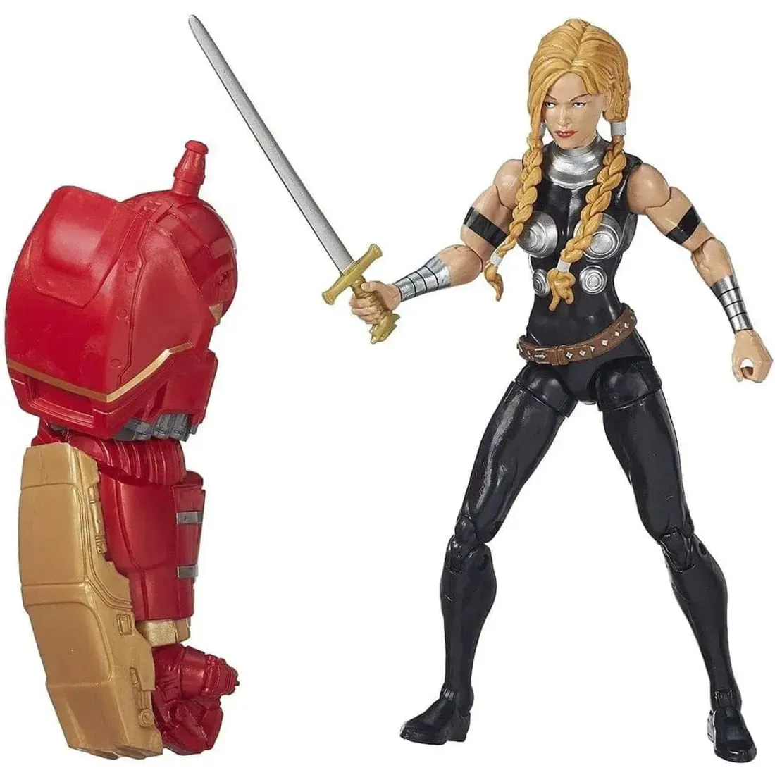 Marvel - Fearless Defenders Valkyrie Action Figure (6") - Hasbro - Marvel Legends Infinite Series [Build a Figure: Hulkbuster] - Image 2