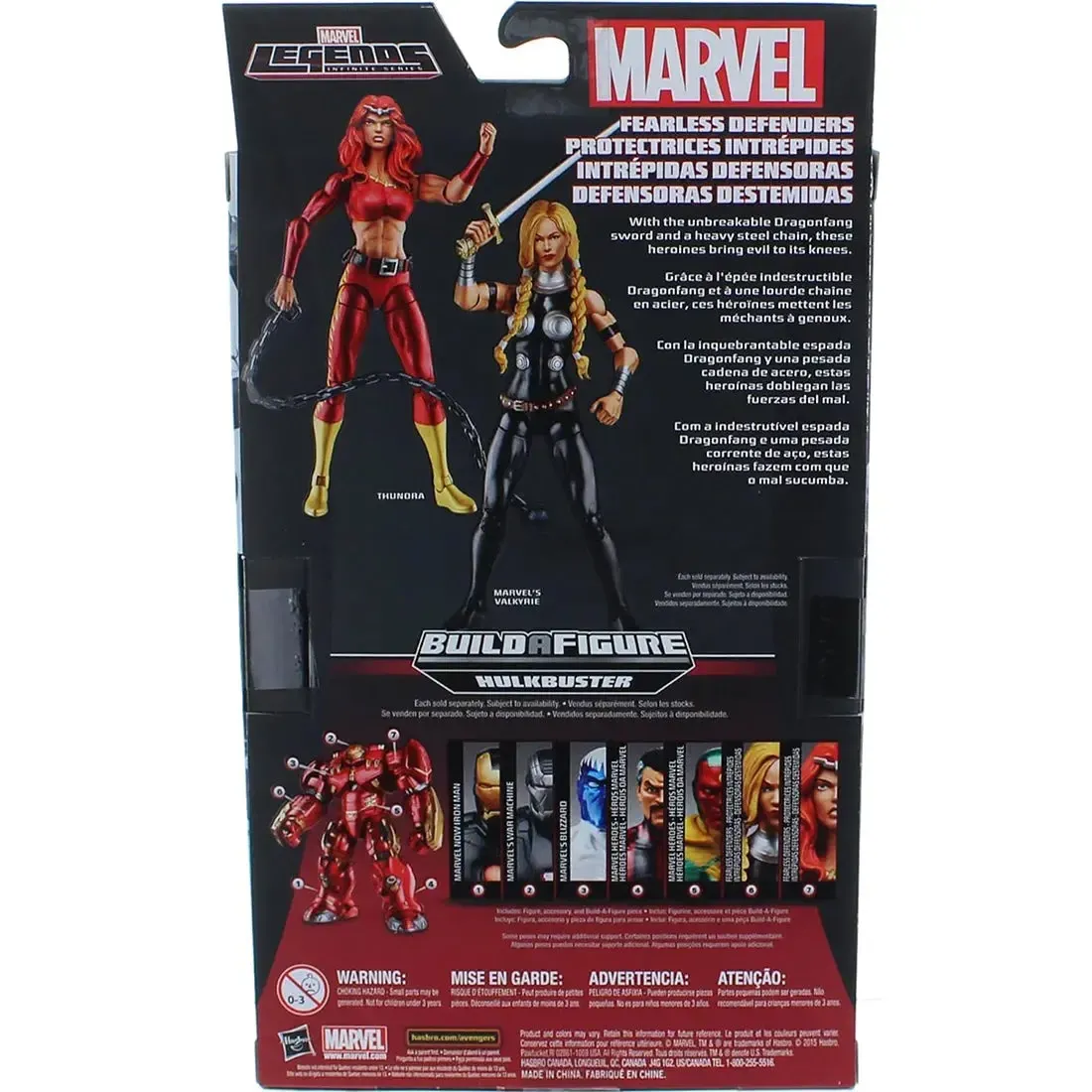 Marvel - Fearless Defenders Valkyrie Action Figure (6") - Hasbro - Marvel Legends Infinite Series [Build a Figure: Hulkbuster] - Image 3