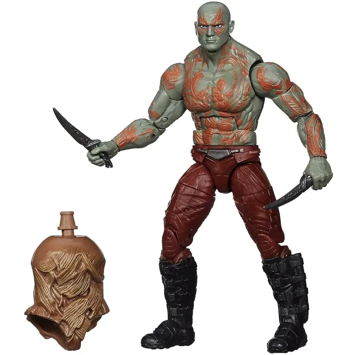 Marvel [Guardians of the Galaxy] - Drax Action Figure (6") - Hasbro - Marvel Legends Infinite Series [Build a Figure: Groot] - Image 2